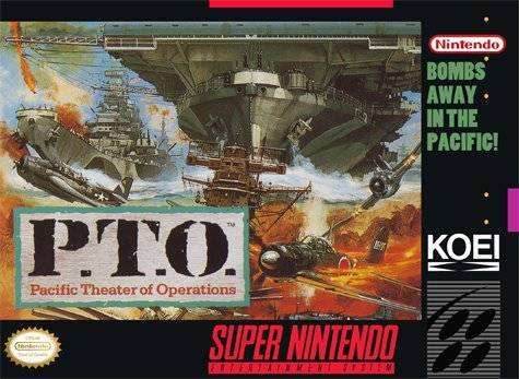 P.T.O. (Super Nintendo) - Game Manual Only