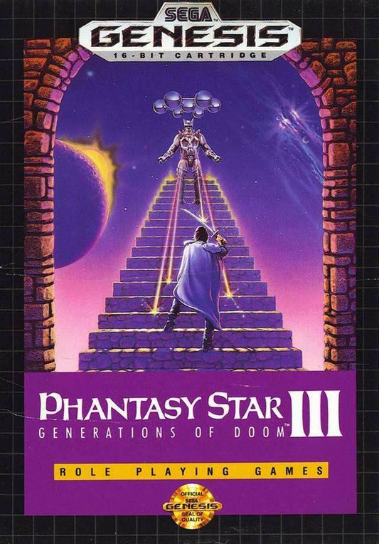 Phantasy Star III: Generations of Doom (Sega Genesis) - Game Only