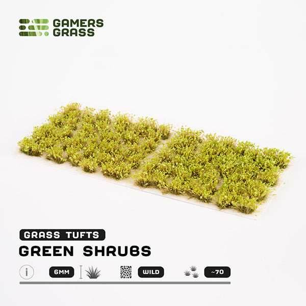 Gamers Grass Tufts: Green Shrub- Wild - 