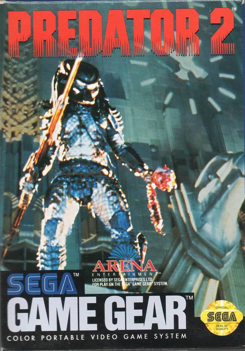 Predator 2 (Sega Game Gear) - Game Manual Only