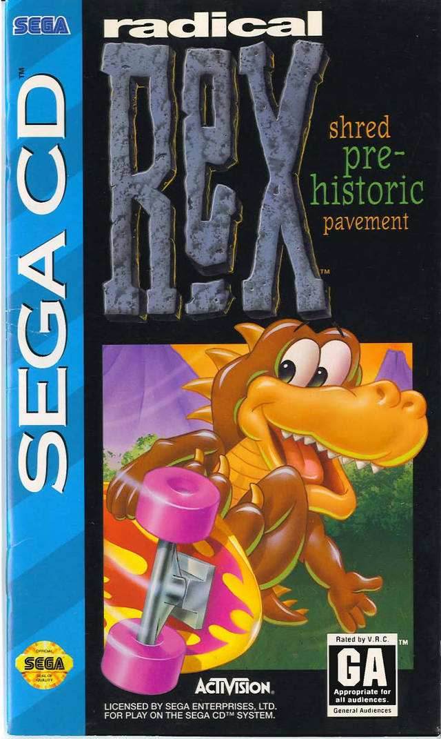 Radical Rex (Sega CD) - Game Manual Only