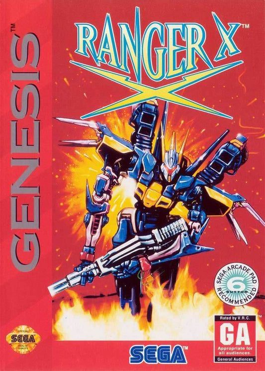 Ranger X (Sega Genesis) - Game Manual Only