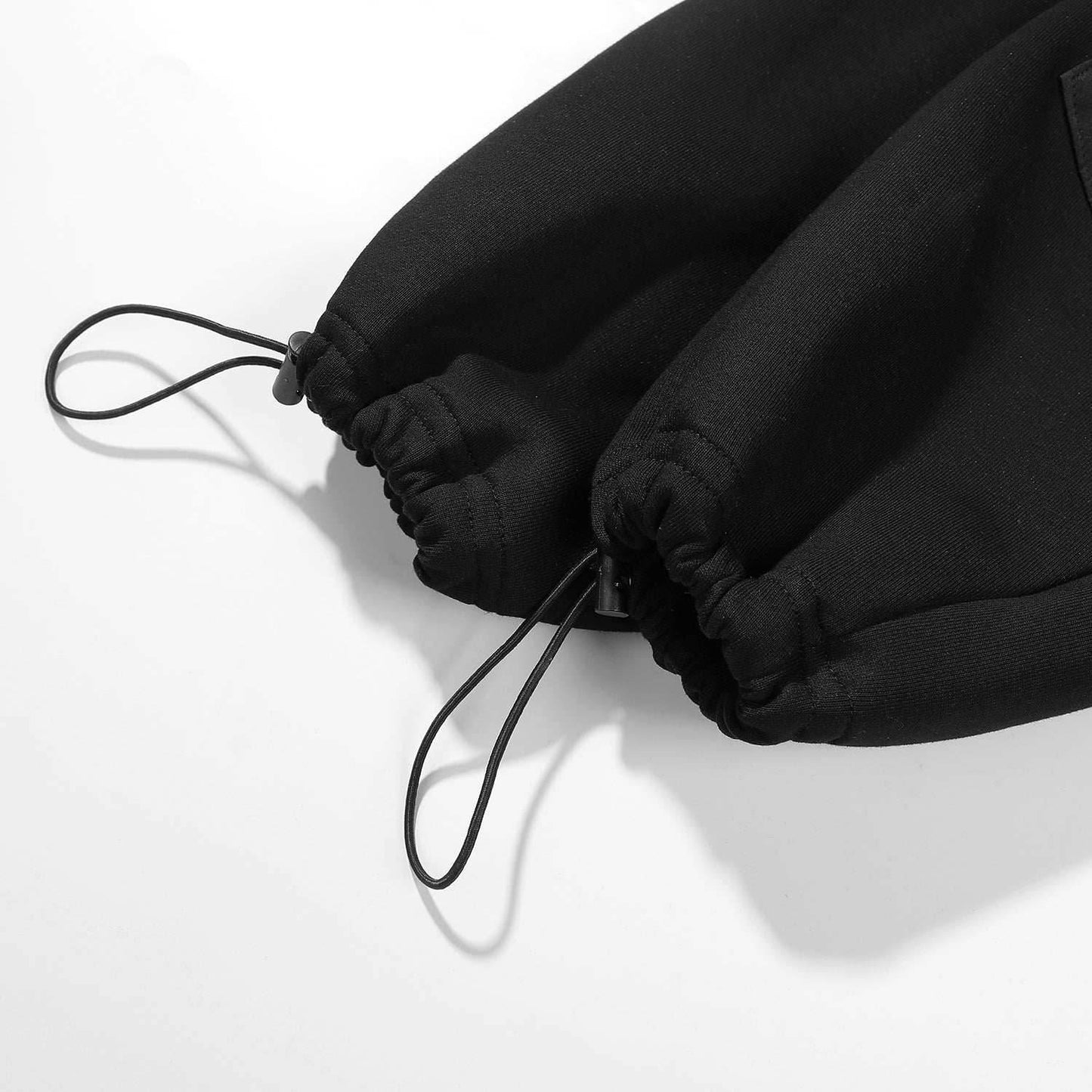 HiH33 Black Utility Hoodie - Black / M