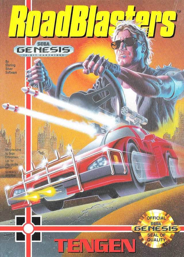 RoadBlasters (Sega Genesis) - Game Manual Only