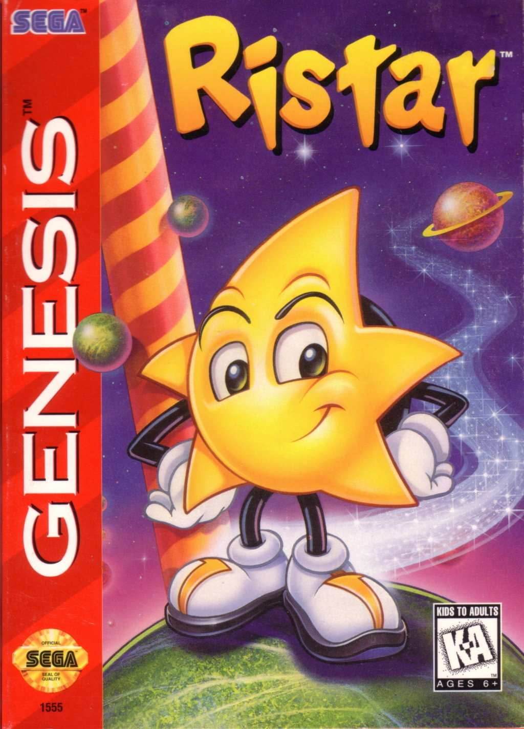 Ristar (Sega Genesis) - Game Manual Only