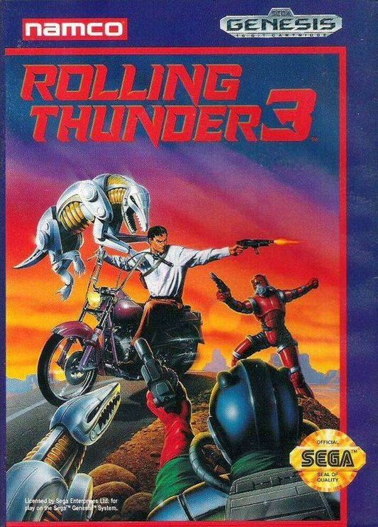 Rolling Thunder 3 (Sega Genesis) - Game Manual Only