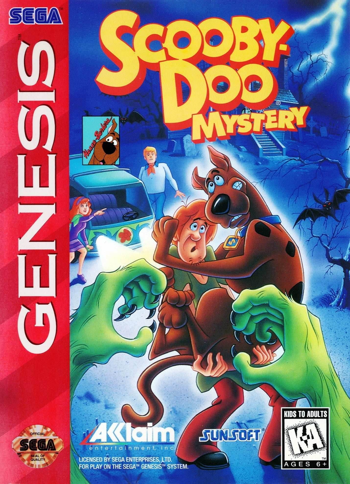 Scooby-Doo Mystery (Sega Genesis) - Game Manual Only