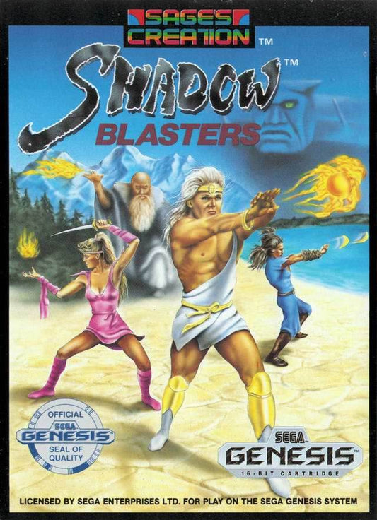 Shadow Blasters (Sega Genesis) - Game Manual Only