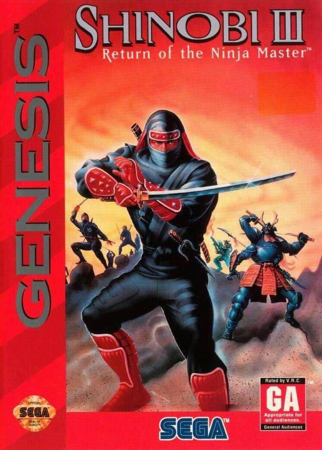 Shinobi III Return of the Ninja Master (Sega Genesis) - Game Manual Only