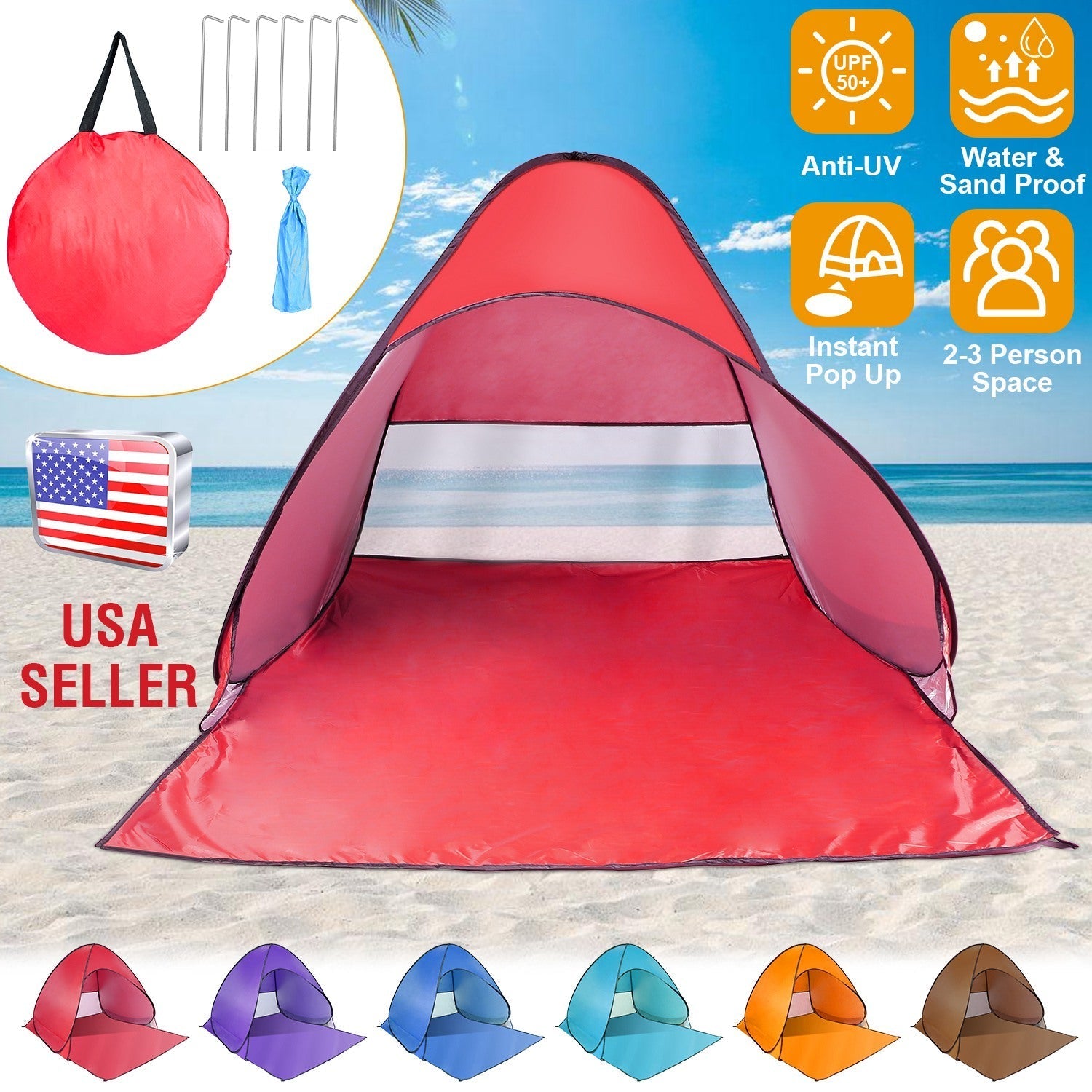 GBruno Pop Up Beach Tent