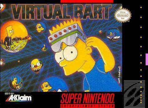 Virtual Bart (Super Nintendo) - Game Manual Only