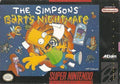 The Simpsons Bart's Nightmare (Super Nintendo) - Game Manual Only