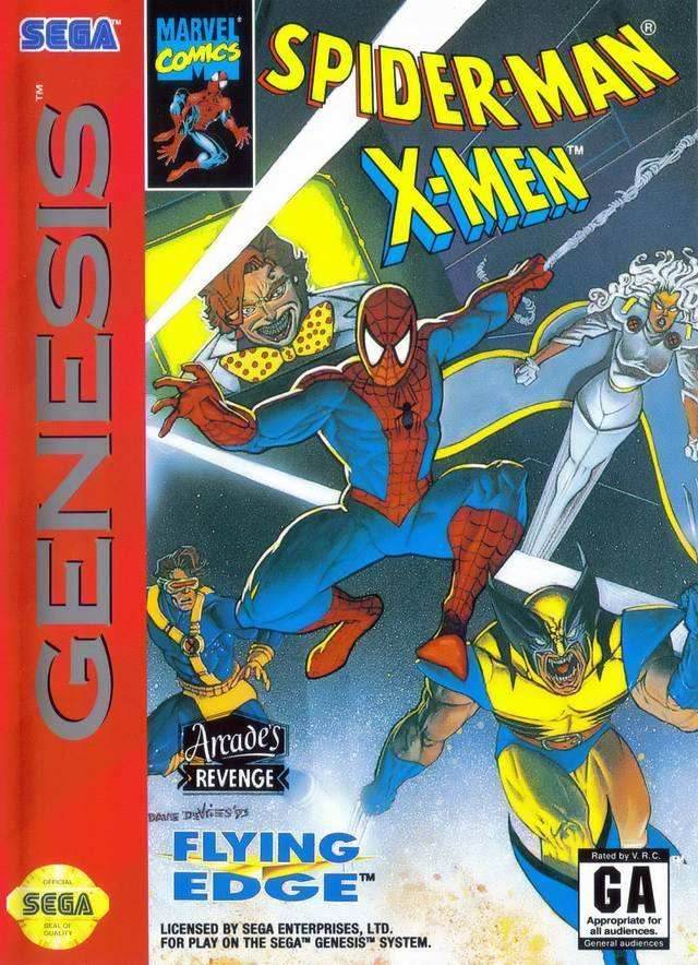 Spider-Man / X-Men: Arcade's Revenge (Sega Genesis) - Game Manual Only