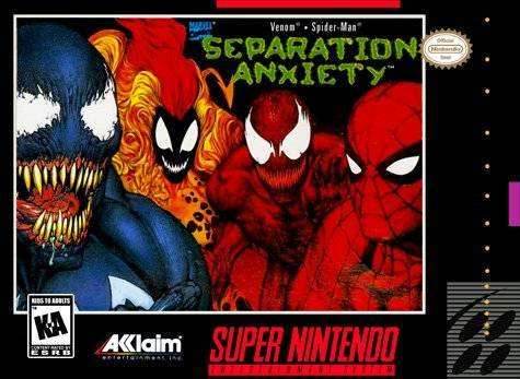 Venom - Spider-Man: Separation Anxiety (Super Nintendo) - Game Manual Only