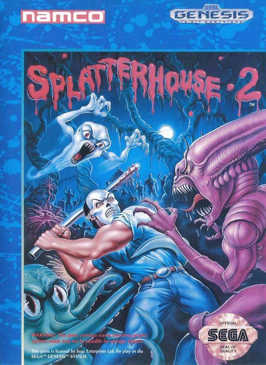 Splatterhouse 2 (Sega Genesis) - Game Manual Only