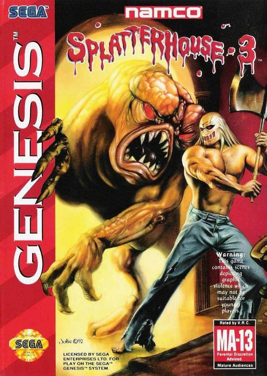 Splatterhouse 3 (Sega Genesis) - Game Manual Only