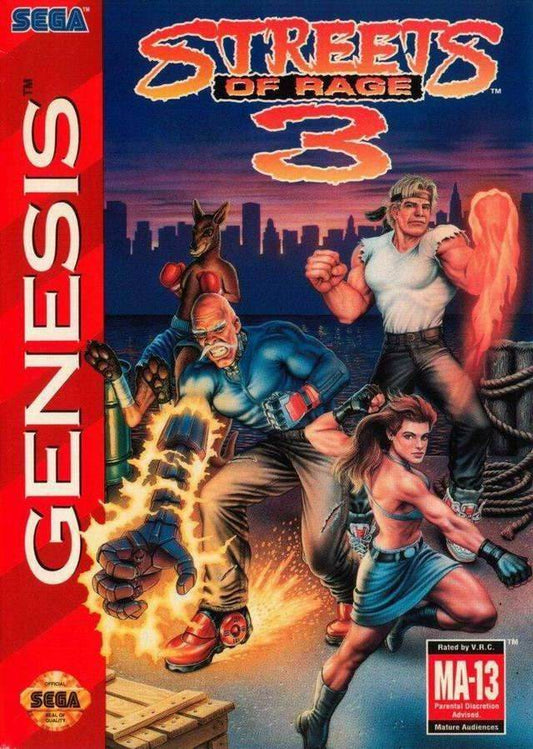 Streets of Rage 3 (Sega Genesis) - Game Manual Only