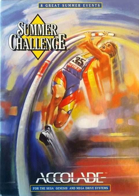 Summer Challenge (Sega Genesis) - Game Manual Only