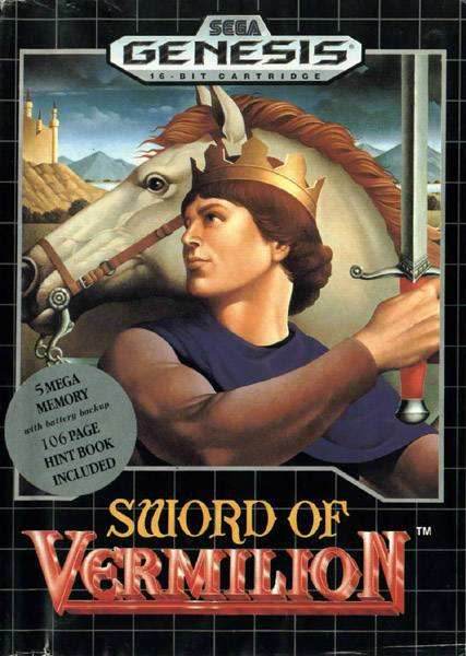 Sword of Vermilion (Sega Genesis) - Game Manual Only