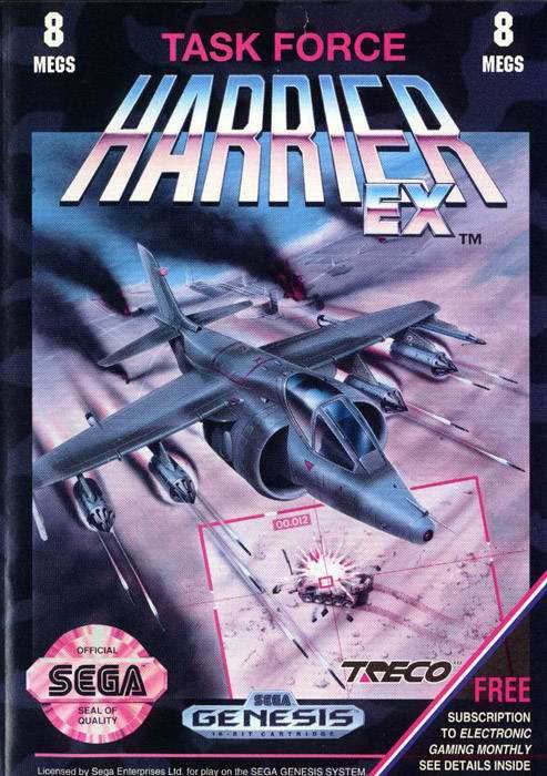 Task Force Harrier EX (Sega Genesis) - Game Manual Only