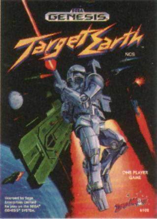 Target Earth (Sega Genesis) - Game Manual Only