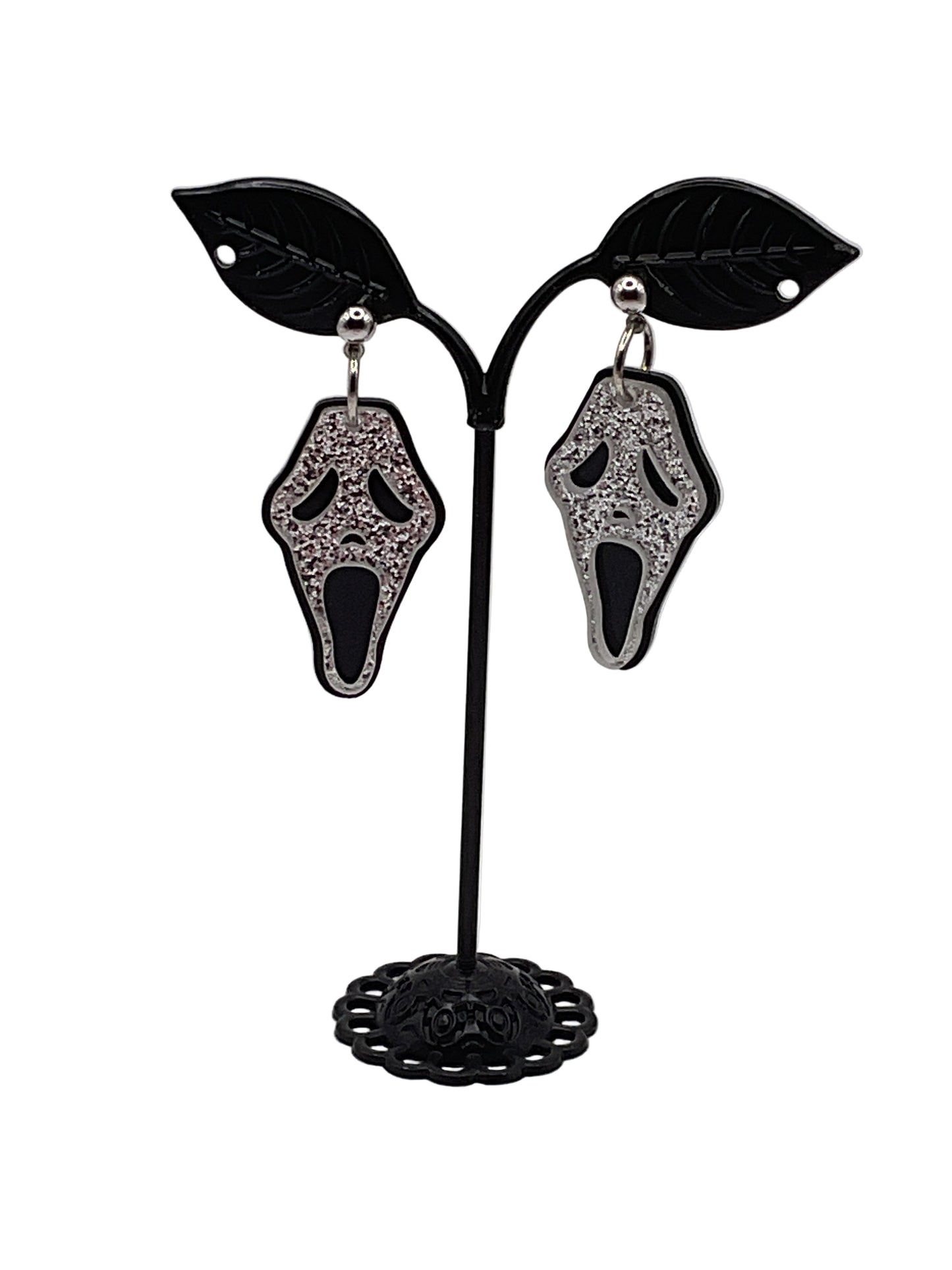 Glitter Scream Earrings