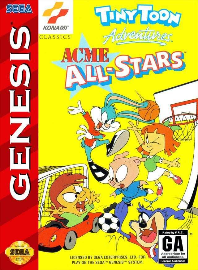 Tiny Toon Adventures: ACME All-Stars (Sega Genesis) - Game Manual Only