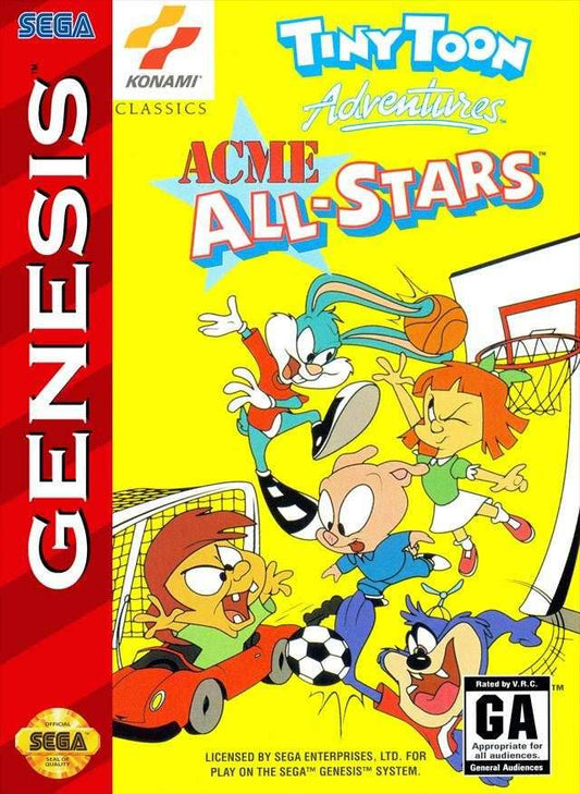 Tiny Toon Adventures: ACME All-Stars (Sega Genesis) - Game Manual Only