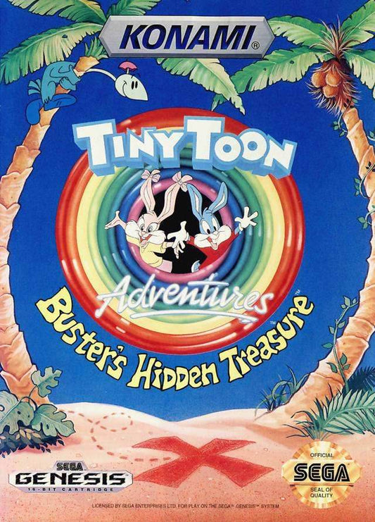 Tiny Toon Adventures: Buster's Hidden Treasure (Sega Genesis) - Game Manual Only