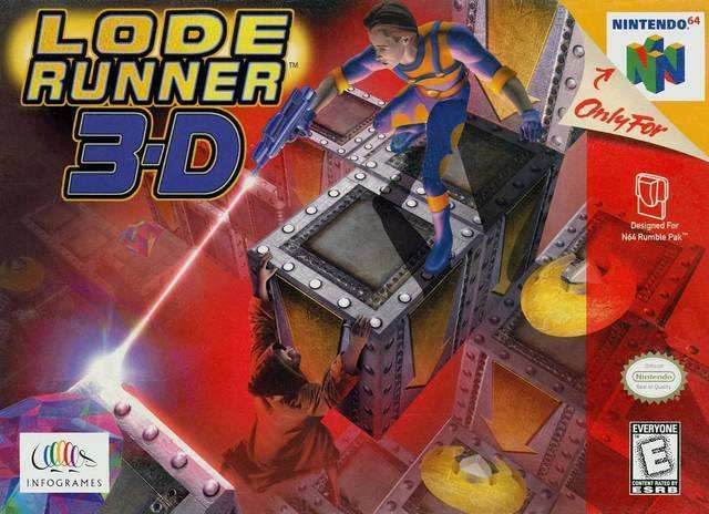 Lode Runner 3-D (Nintendo 64) - Game Manual Only