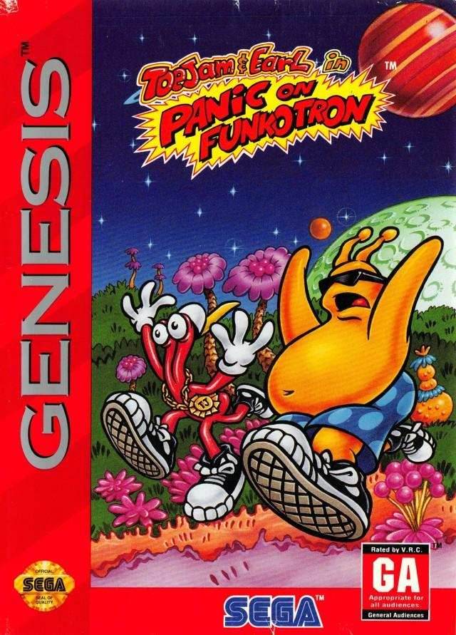 ToeJam & Earl: Panic on Funkotron (Sega Genesis) - Game Manual Only