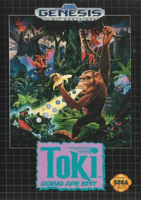 Toki Going Ape Spit (Sega Genesis) - Game Manual Only