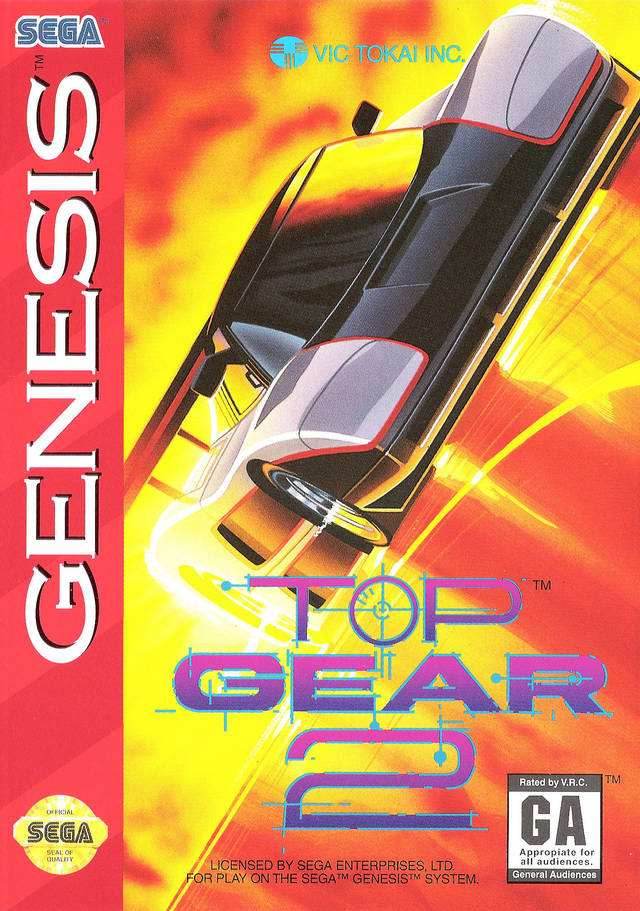 Top Gear 2 (Sega Genesis) - Game Manual Only