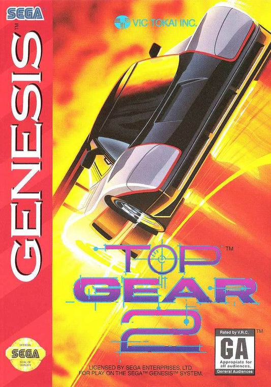Top Gear 2 (Sega Genesis) - Game Manual Only