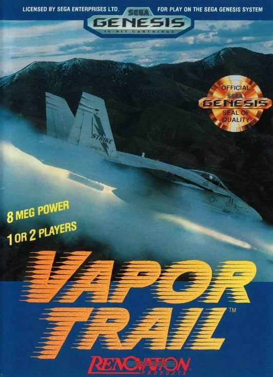 Vapor Trail: Hyper Offence Formation (Sega Genesis) - Game Manual Only