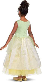 Tiana Dress Disney Princess Deluxe Toddler Costume 3T-4T