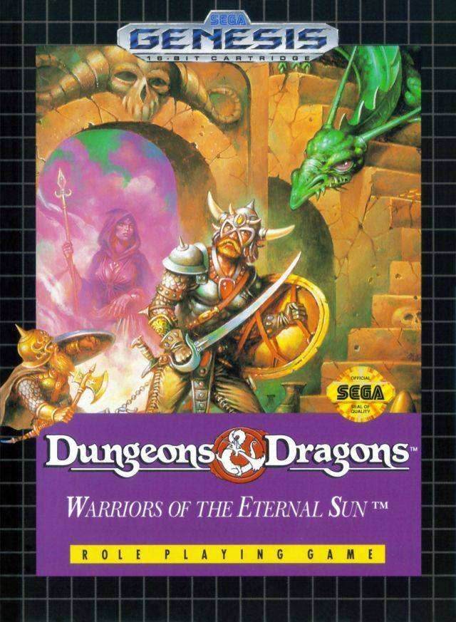 Dungeons & Dragons: Warriors of the Eternal Sun (Sega Genesis) - Game Manual Only