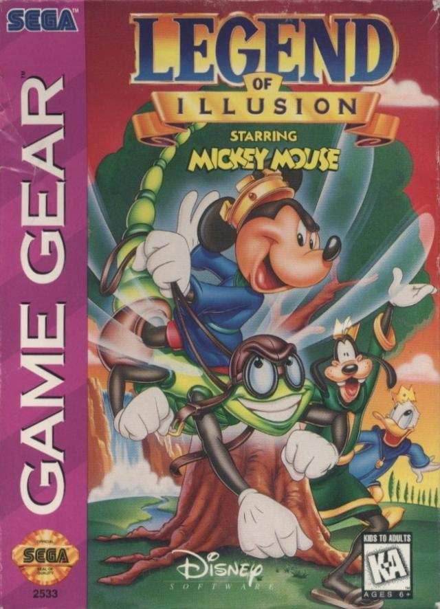 Legend of Illusion Starring Mickey Mouse (Sega Game Gear) - Game Manual Only