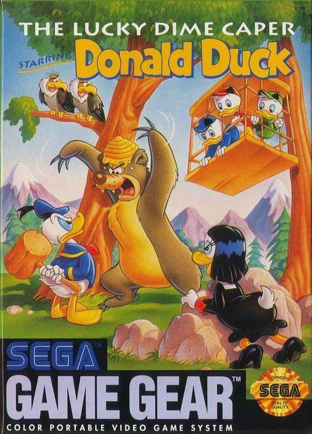 Donald Duck the Lucky Dime Caper (Sega Game Gear) - Game Manual Only
