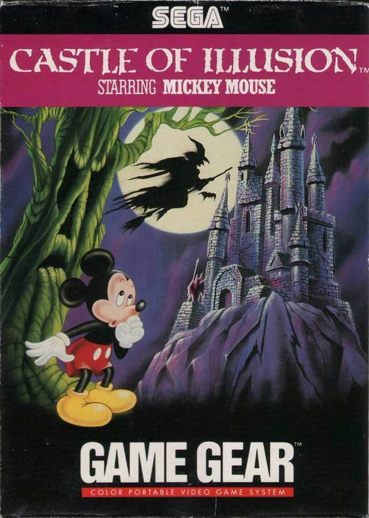 Castle of Illusion Starring Mickey Mouse (Sega Game Gear) - Game Manual Only
