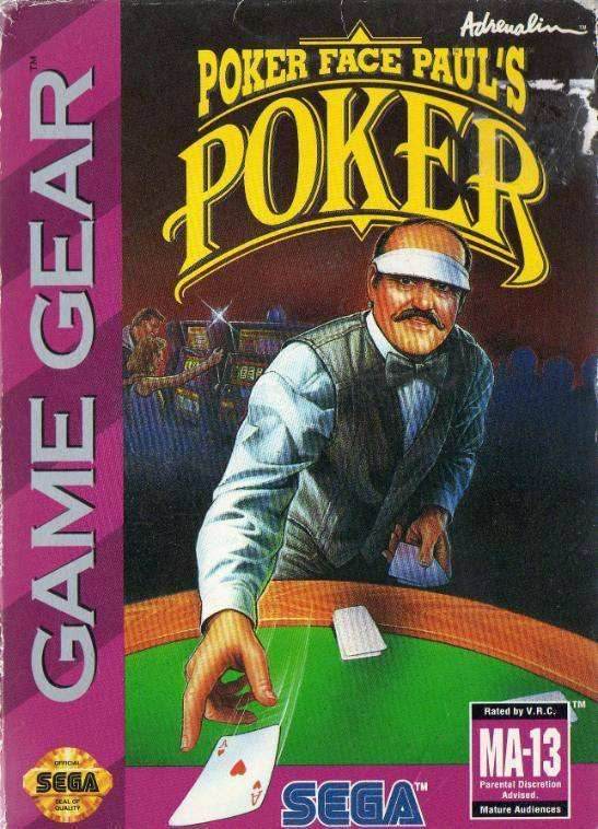 Poker Face Paul's Poker (Sega Game Gear) - Game Manual Only
