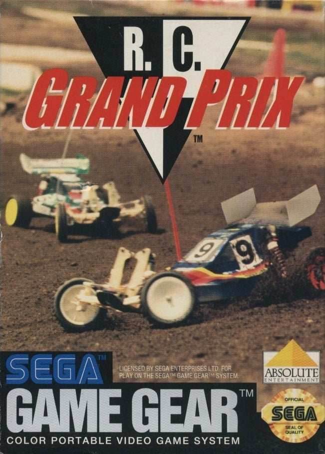 R.C. Grand Prix (Sega Game Gear) - Game Manual Only