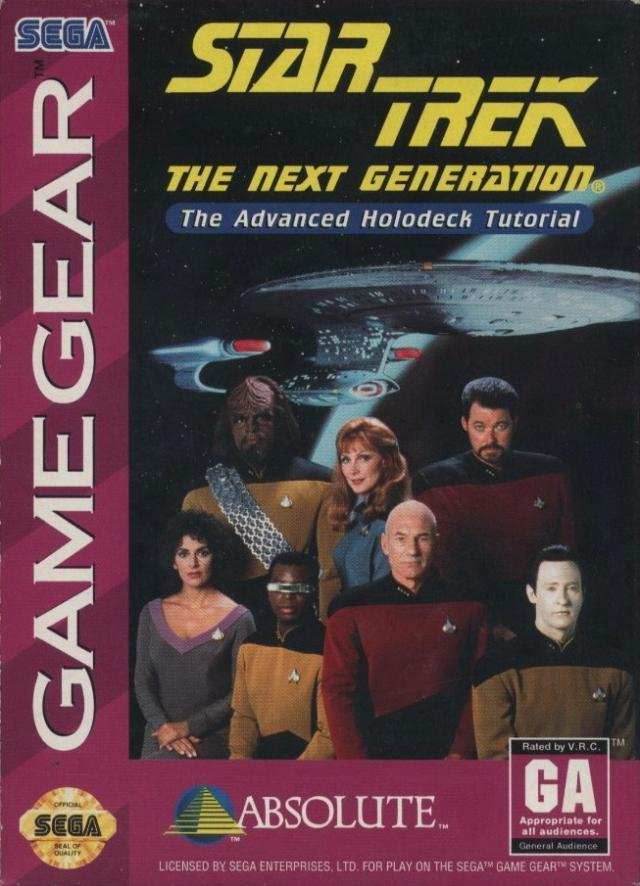 Star Trek the Next Generation Advanced Holodeck Tutorial (Sega Game Gear) - Game Manual Only