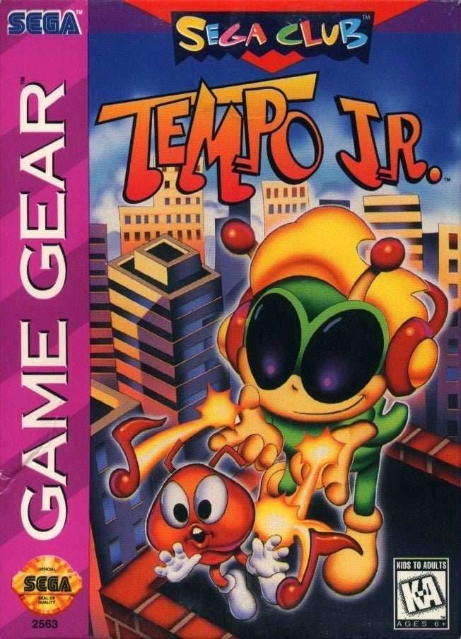 Tempo Jr (Sega Game Gear) - Game Manual Only