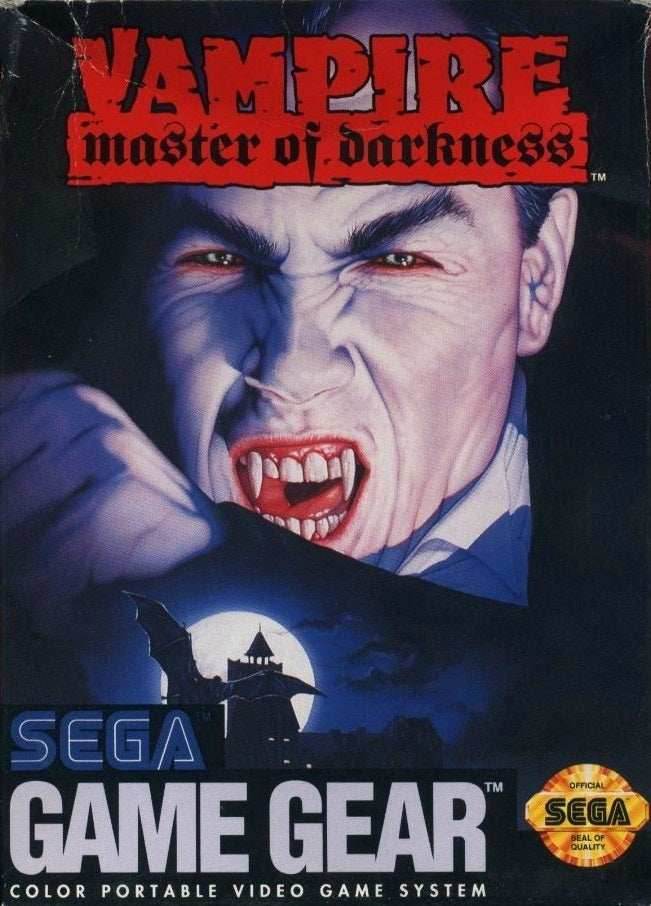 Vampire Master Of Darkness (Sega Game Gear) - Game Manual Only