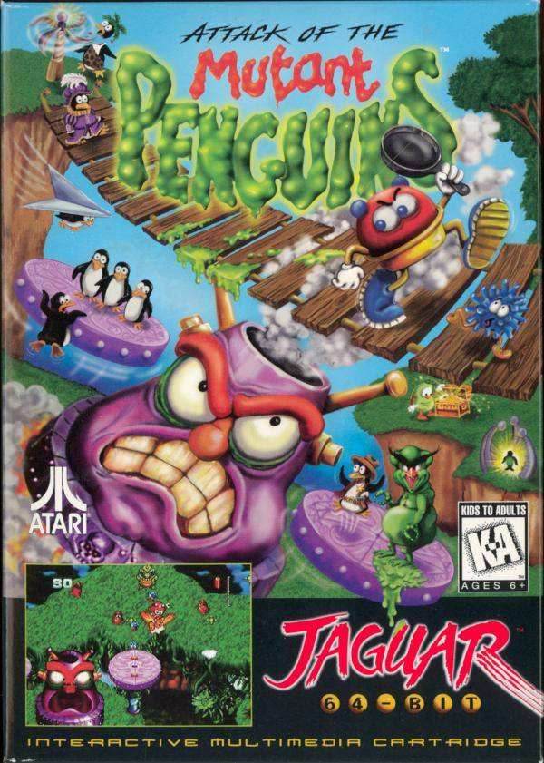 Attack of the Mutant Penguins (Atari Jaguar) - Game Manual Only