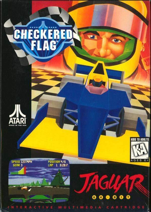 Checkered Flag (Atari Jaguar) - Game Manual Only