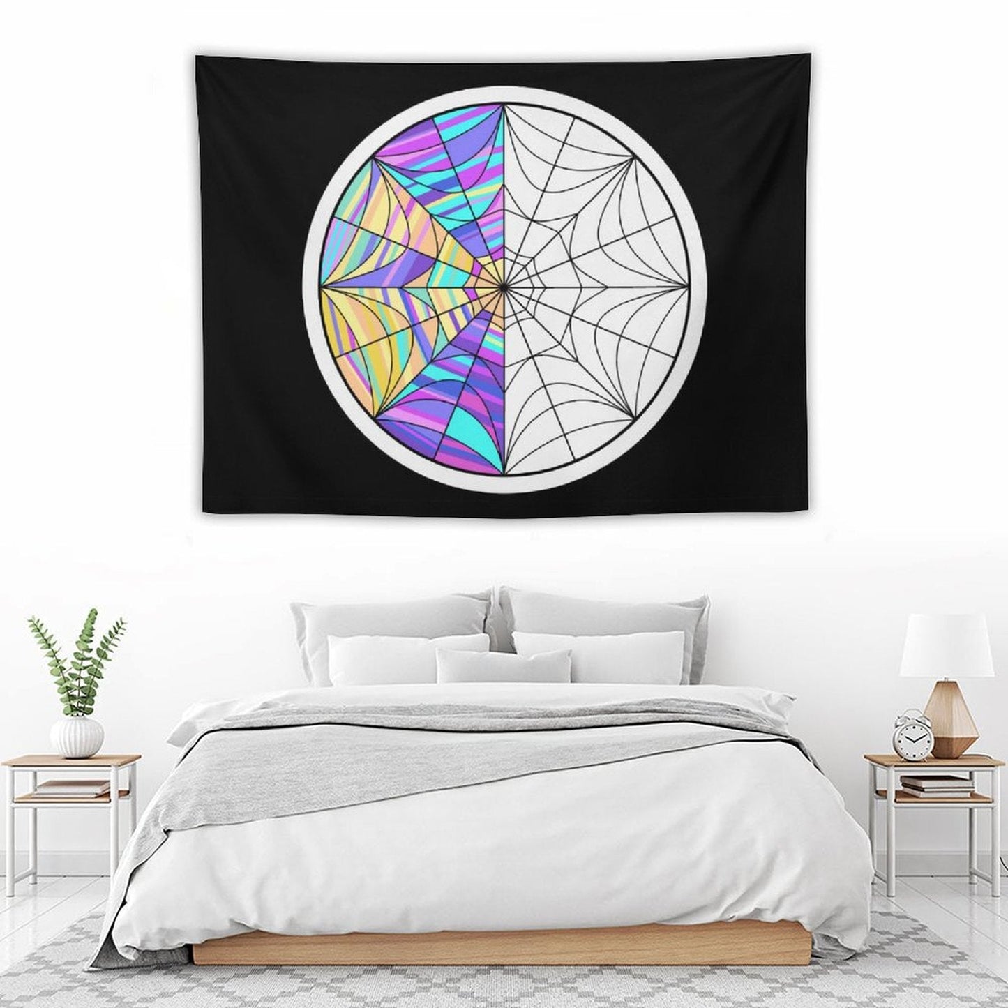 Wednesday Addams Birthday Decorations Tapestry