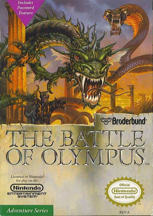 The Battle of Olympus (Nintendo NES) - Game Manual Only