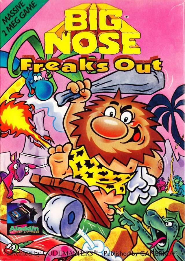 Big Nose Freaks Out (Nintendo NES) - Game Manual Only